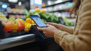 woman-is-using-phone-while-holding-phone-that-says-fruit-it-large